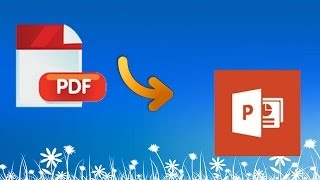 Convertir PDF a Powerpoint sin Programas fácil y rápido [upl. by Oinoitna739]