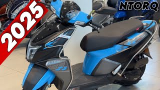 2025 New 125cc TVS NTORQ  NEW TVS NTORQ 125 Detailed review [upl. by Ruffin]