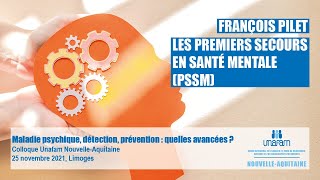 Les Premiers Secours en Santé Mentale PSSM  François Pilet [upl. by Lockhart]