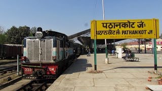 HILL TRAIN  Loco Coupling  PATHANKOT JUNCTION [upl. by Bonnette]