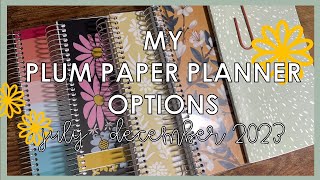 My plum paper planner options for the rest of 2023 [upl. by Akimik]