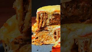 LAVASH CAKE WITH MINCED MEAT howto cheese lavashhomefood shorts [upl. by Willman]