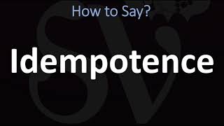 How to Pronounce Idempotence CORRECTLY [upl. by Heinrik558]