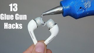 13 Awesome Hot Glue Gun Life Hacks [upl. by Sug]