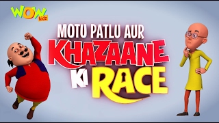 Motu Patlu Cartoons In Hindi  Animated movie  Motu Patlu Aur Khazaane Ki Race  Wow Kidz [upl. by Ephraim]