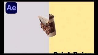 Motion poster Coffee Ads in just 6 minutes from After Effects [upl. by Nrol]