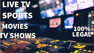 Live Tv With Sports Movies And More 100 LEGAL [upl. by Quinton439]