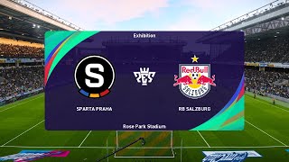 Sparta Praha vs RB Salzburg 18092024 UEFA Champions League PES 2021 [upl. by Aiyram561]