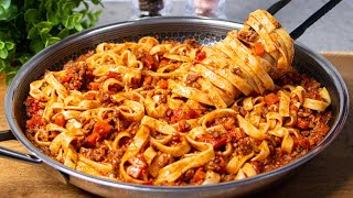 Ich habe noch nie so leckere Nudeln gegessen Das berühmte Rezept für PastaBolognese Lecker [upl. by Einahets]