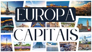 49 CAPITAIS EUROPEIAS  VOCÊ CONHECE TODAS AS CIDADES [upl. by Cathrin497]