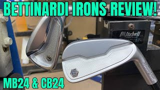 Bettinardi MB24 amp CB24 Iron Review Forged and Milled Irons [upl. by Min444]