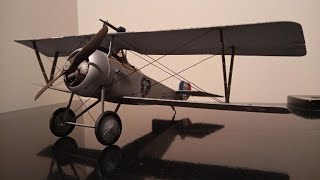 Full build video of the Academy 132nd scale Nieuport 17 [upl. by Akitnahs]