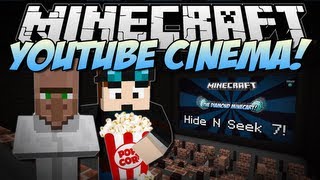 Minecraft  YOUTUBE CINEMA Web Displays Mod  Mod Showcase 164 [upl. by Ayram]