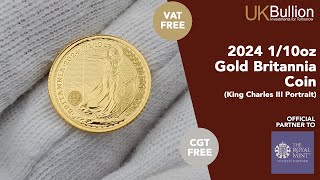 2024 110oz Gold Britannia Coin now available to purchase [upl. by Assena903]