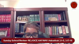 Sunday School Review• SEPTEMBER 29 2024 REJOICE ANYWAY Habakkuk 215 31719 [upl. by Annnora]