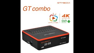 GTMedia GT Combo DVBS2T2C Android 90 TV BOX 4K [upl. by Llenrrad338]