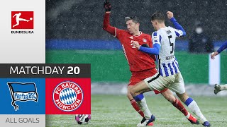 Lewy Penalty Miss in Bayern Win  Hertha Berlin  FC Bayern München  01  All Goals  MD 20 [upl. by Armond]