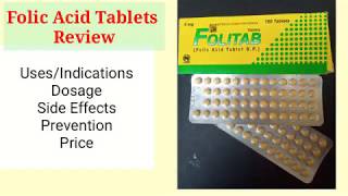 Folic Acid Tablets  Folitab Review  Uses Dosage Side Effects  Anaemia Treatment Medicines [upl. by Gerdeen]