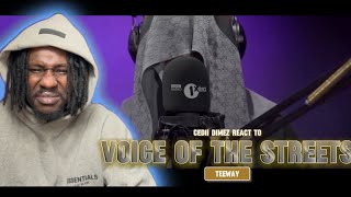 Teeway  Voice Of The Streets Freestyle  HOW GOOD WAS HE REALLY 🇬🇧🥷🏿🔥 Reaction [upl. by Sink494]