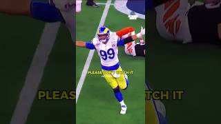 Aaron Donald Retells Super Bowl Winning Plays 🐐 [upl. by Nomaj528]