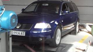 VW Passat B55 19 TDI 131hp AVF tuning ADLER AUTO Godech Bulgaria Dynojet 224xLC Dyno Диностенд [upl. by Boeke915]