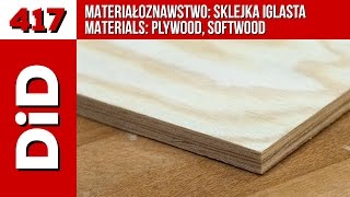 417 Materiałoznawstwo sklejka iglasta  Materials plywood softwood [upl. by Mueller]