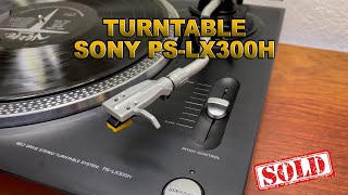 TURNTABLE SONY PS LX300H SOLD [upl. by Angelia]