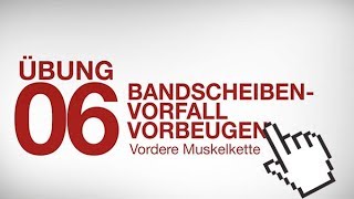 Biokinematik Übung 6 Bandscheibenvorfall vorbeugen [upl. by Legim201]