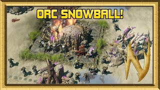 SpellForce 3 Unstoppable Orc Snowball [upl. by Adnofal]