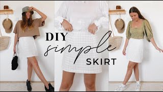 DIY  Simple Pencil Skirt [upl. by Dnallor]