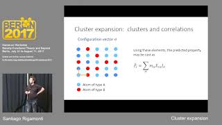 L22 Santiago Rigamonti Cluster expansion [upl. by Ireva]