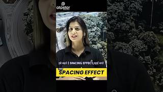 Study Technique  Spacing Effect ytshortsiitneetcompetitionlifepoonammamtrendingviral [upl. by Lyrred]