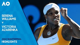 Serena Williams v Victoria Azarenka Full Match  Australian Open 2010 Quarterfinal [upl. by Hakan706]