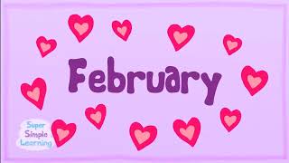 the months chant  kids songs  super simple song [upl. by Ocsirf]