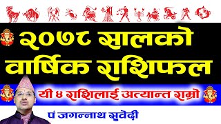 Barsikrashifal 2078rashifal 2078 Rashifal Nepali Barsik २०७८ सालको वार्षिक राशिफल [upl. by Vergos]