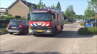 Prio 1 Brandweer Monnickendam komt met spoed ter plaatse bij waterincident [upl. by Edmonda]