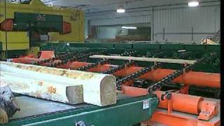 Horizontal Resaw  Sawmill Equipment by McDonough Manufacturing [upl. by Nyahs683]