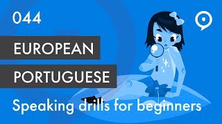 Learn European Portuguese Portugal  lesson 044  basic drill for beginners nós [upl. by Ettennan481]