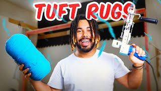 HOW TO TUFT RUGS For Beginners  My FULL Process Updated [upl. by Crawford]