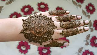 Heavy Mandala henna design 4  henna design for Eid 2017 [upl. by Austina342]