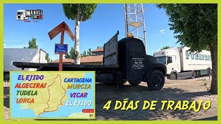 4 días de trabajo El Ejido Algeciras Tudela Lorca Cartagena Vicar El Ejido 2333 kilómetros [upl. by Flemings]