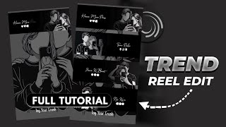 Viral Line Card Lyrics Instagram Reels Editing Tutorial  Alight Motion Viral Reels Edit [upl. by Ecirrehs]