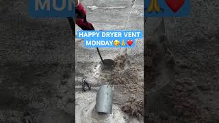 DRYER vent cleaning youtuber viralvideo viralshorts milestone popular homeowner algorithm [upl. by Romilly]