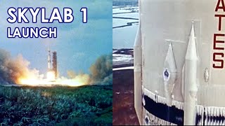 SKYLAB 1 Launch 19730514 [upl. by Ahsoet]