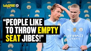 Man City Fan DENIES Empty Seat Claims At The Etihad amp CALLS OUT Those Who Throw JIBES At The Club 🔥 [upl. by Lalla935]