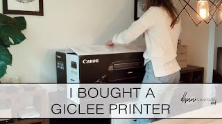 I bought a Canon Giclee Art Printer Artist Studio at Home [upl. by Ilera]