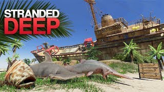 NEW SHARKS BOATS SKILLS TOOLBELT amp MORE Stranded Deep 054 Update Overview [upl. by Bradley454]