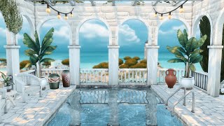 Summer Villa  The Sims 4  no cc  stop motion [upl. by Ytsud]