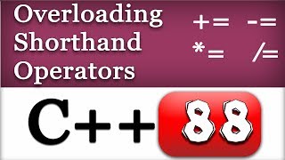 Overloading Short Hand Operators  Operator Function as Friend Function  C Video Tutorial [upl. by Aihsenod]