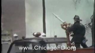 Chicago Fire Dept  Throop and Harrison 511 Alarm w 4 Specials 1967 [upl. by Noyrb898]